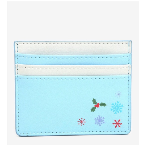 Her Universe Disney Mickey Mouse & Minnie Mouse Snow Angels Cardholder.NWT - Picture 2 of 3